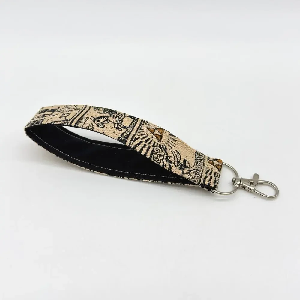 Legend of Zelda Wind Waker Video Game Fabric Key Chain Wristlet Leash
